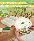 Person using Beginner Punch Needle Kit For Adults With All Tools And Materials Easy To Follow Instructions And Video Tutorials Linen