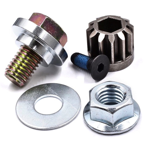 Beefed Up Steering Gear Rebuild Kit With Sector Gear Pinion Gear Thrust Washer And Pivot Bushing Upgrade For Lawn Equipment Replaces 532194732 194732 587738906 532194747 Oil Impregnated Pinion Shaft For Longer Life OEM Upgrade And Durable Steering