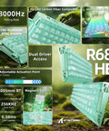 Compact Wired Esports Keyboard With Eight Kilohertz Polling And Rapid Trigger Tech showing RGB lighting and carbon fiber design.
