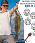 Angler holding fish with 24 Piece Disc Sinker Fishing Weights Set For Saltwater And Freshwater Angling Pro Grade Beefy Lead Disc Sinkers For Catfish Trolling And Surf Fishing 2 Oz Each Corrosion Resistant And Long Lasting displayed.