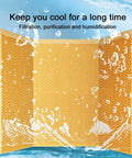 Cooling pad for Portable Swamp Cooler With Three Speed Settings and Deep Water Tank, designed for home or patio use.