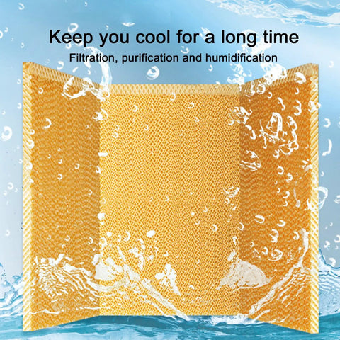 Cooling pad for Portable Swamp Cooler With Three Speed Settings and Deep Water Tank, designed for home or patio use.