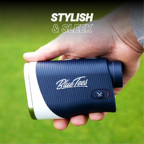 Hand holding Series 3 Max Plus Golf Rangefinder With Slope Switch And Pulse Vibration, 1000 Yard, 6X Magnification