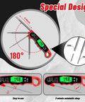 Instant Read Digital Meat Thermometer With Backlight And Magnetic Mount For Kitchen And Grilling, Accurate Two To Three Second Temperature Read, IP67 Waterproof For Beef Pork Poultry Turkey, display angle and 3-minute sleep feature