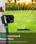 Sprinkler Timer For Outdoor Hose Faucet With Brass Inlet And Large Dial, No Fuss Easy To Program Up To 11 Hours 59 Minutes