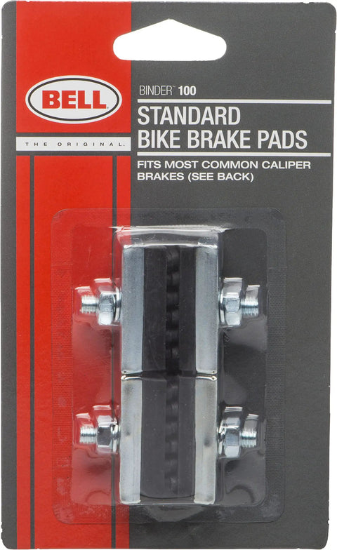 100 Count Caliper Brake Pad Set For Side Pull And Center Pull Brakes With Raised Ribs For All Weather Stopping Easy Install Durable Heavy Duty