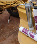 One Hand Pistol Grip Grease Gun Kit with No Mess Pump SafeLock Coupler Zinc Plated Barrel and 500mm High Pressure Hose