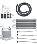 Hot Selling CVT Transmission Oil Chiller Kit With 4 Port And 6 Rows, Remote Replacement For Nissan Qashqai, Sentra, Rogue And Juke