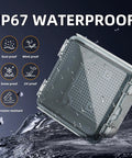 6x6x4 Outdoor Electrical Box Weatherproof Junction Box Plastic Clear Waterproof Enclosure NEMA 4 for electronics IP67 Waterproof
