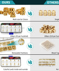 Beefy Brass Heat Set Threaded Inserts Kit for Plastic and 3D Printing compared with other kits, showing size and organization benefits