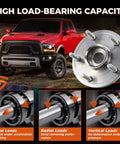 Front Wheel Hub And Bearing Assembly For Ram 1500 2012 2018 And Ram 1500 Classic 2019 2022 5 Lug With ABS Sensor 3 Bolt Holes