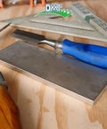 Dia Sharp Bench Stone Diamond Knife Sharpener For Workshop Jobsite And Kitchen Extra Fine Flat Diamond Surface Non Slip Base