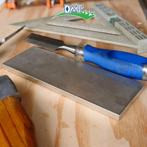 Dia Sharp Bench Stone Diamond Knife Sharpener For Workshop Jobsite And Kitchen Extra Fine Flat Diamond Surface Non Slip Base