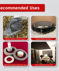 Recommended uses of F-7 Industrial Felt: insoles, belt inserts, gears, and sound dampening.
