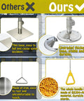 Heavy Duty Combo Emergency Shower Eye Wash Station Standing A Solid Ninety Inches Tall Forged From Premium 304 Stainless Steel features upgraded base and durable components.