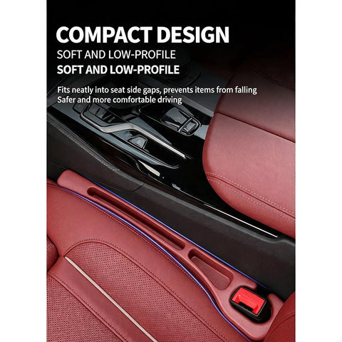 Upgrade Your Ride With This Super Cool Seat Gap Filler Plug For Mercedes T Modell Kombi 2009 To 2016, red compact design fitting between seats.