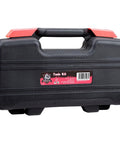 Tool case from 39 Piece Pink Household Tool Set With Storage Case For Home DIY Projects Includes Hammer Pliers Screwdrivers Tape