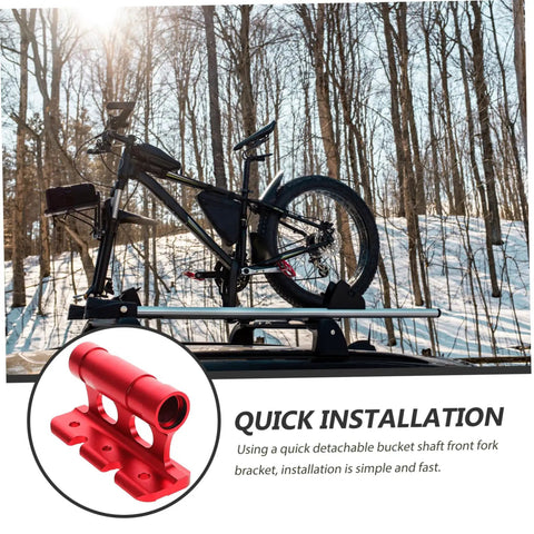 Fork Mount Bracket For Car Roof Racks With Quick Release Easy Install Built Tough And Secure, bike mounted on roof rack