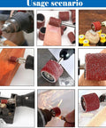 Pro Grade Sanding Drum Kit With 552 Pcs Drum Set, 504 Pcs Sanding Bands From 80 To 600 Grit, 24 Drum Mandrels, usage scenarios