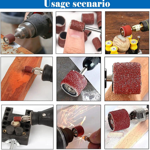 Pro Grade Sanding Drum Kit With 552 Pcs Drum Set, 504 Pcs Sanding Bands From 80 To 600 Grit, 24 Drum Mandrels, usage scenarios