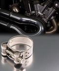 Stainless Steel Exhaust Band Clamp 48 51mm Heavy Duty Replacement For Motorcycle Water Hoses And Car Exhaust Pipes