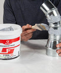 F Seal 181 Duct Sealant With Fiber Reinforced Water Based Formula For Leak Proof HVAC Ducts, 1 Gallon Gray, Indoor Outdoor Use