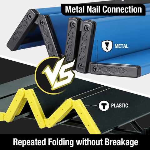 Ultralight Folding Beach Table for Camping and Picnics comparison of metal vs plastic nail connections for durability