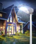 Super Bright 3000 Lumen Solar Street Light With Remote Outdoor Solar Powered Flood Light Dusk To Dawn Waterproof Motion Sensor