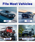 Image showing car, SUV, truck, and off-road vehicle showcasing compatibility with Beefed Up Heavy Duty Rubber Exhaust Hanger Kit 16 Pieces