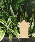 European Roman Style Concrete Statue Mold for Balcony Guardrails and Garden Fences with tropical plants in background