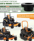 Heavy Duty Fuel Tank Grommet Replacement For Zero Turn Mowers Compatible With Model Codes SCZ48V SCZ52V SCZ61V SCZ72V SCZII Cheetah Cheetah II And Freedom Z For Reliable Fuel System Sealing And Leak Prevention