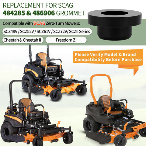 Heavy Duty Fuel Tank Grommet Replacement For Zero Turn Mowers Compatible With Model Codes SCZ48V SCZ52V SCZ61V SCZ72V SCZII Cheetah Cheetah II And Freedom Z For Reliable Fuel System Sealing And Leak Prevention