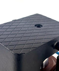 Top view of Heavy Duty Hydraulic Toe Jack built like a tank for 30 ton heavy lifting with textured surface for grip.