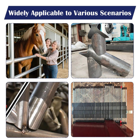 Multi Surface Pipe Profiling Tool And Cutting Template Duplicator for tiles, wood, metal, plastic contour shaping scenarios