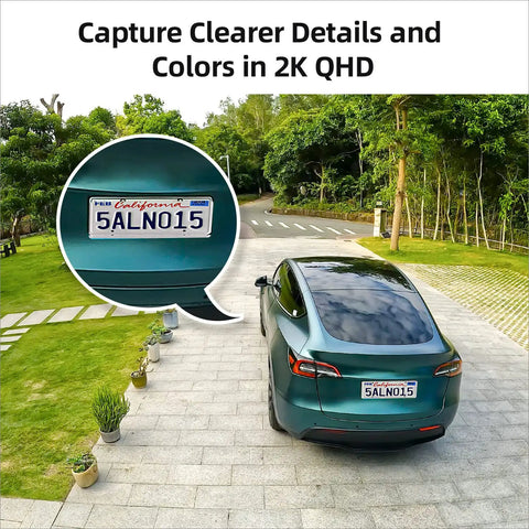 Outdoor Wireless Security Camera With Solar Power And Battery Backup 2K HDR Video Spotlight And Siren 166 Degree Ultra Wide Angle No Monthly Fee AI Detection Works With Alexa And Google Assistant