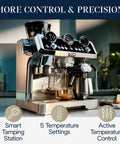 La Specialista Maestro Espresso Machine With Integrated Grinder And Eight Custom Adjustments To Pull Game Changing Cafe Quality Shots Daily Slick Steel Finish For Everyday Brew Masters with smart tamping station and temperature control