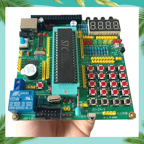 All In One MCU Starter Kit With 51 And 52 Demo Board, Soldering Practice Kit, Learning Board, 17 Independent Modules