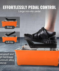 Hydraulic Bead Breaker With 10000 PSI Power And Metal Foot Pump showing non-slip pedal control for easy tire bead separation