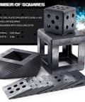Welding Practice Kit With Twenty Four Pieces Of One Eighth Inch Eleven Gauge Steel Sheets for cubes and dice welding practice.
