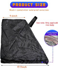 Slick EV Charger Plug Port Cover With Heavy Duty Waterproof Seal All Weather Protection Against Rain Sun And Snow Shields Your Tesla And Sweet Electric Rides From Dust Debris Silver, showing size dimensions 9.4in x 17.7in x 16.5in.