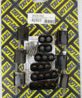Black Vertical Wire Loom Kit For 8 Cylinder Engines With 10.4mm Horizontal Loom, includes separators and brackets on packaging