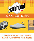 Outdoor Water Repellent Spray For Gear And Patio Furniture Sun Shield UV Protection Odorless Dries Clear 10.5 Oz uses