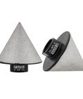 Two Inch Diamond Beveling Chamfer Bits For Granite And Marble Tiles Pack Of 2 With 5 8 11 Thread For Angle Grinder Pro Grade