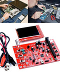Digital Oscilloscope Kit High Precision 1Msps Real Time Sampling And Twelve Bit Resolution With Two Point Four Inch TFT Display Arm Cortex M Three Core Includes Fully Assembled Or DIY PCB Plastic Case on electronics workstation.