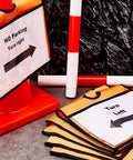 Orange Cone Sleeve 24 Pack Replaceable Sign Sleeves For Outdoor Use Caution Warning Signs For Driveways Parking Lots