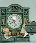Close-up on vintage clock furniture with focus on 36 Piece Mini Round Head Knob Set Bronze Finish For Wood Drawers Cabinets