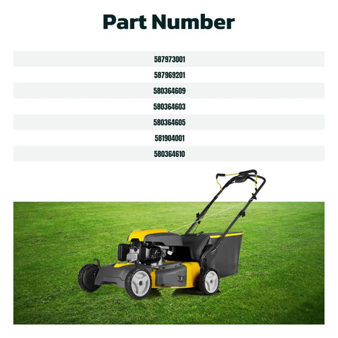 Idler Pulley Belt Repair Kit For Husqvarna 22 Inch AWD Mowers with Part Numbers and Mower Image