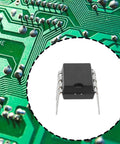 10Pcs ICL7660 ICL7660S ICL7660SCPAZ CMOS Voltage Converter IC PDIP8 on green circuit board background