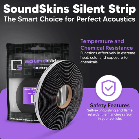 Gotta Have Sound Deadening Foam Tape Closed Cell Acoustic Rubber Insulation Strip for Car Door Seals in packaging, showcasing design.