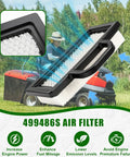 Lawnmower Tune Up Kit For D Series Compatible With D140 D150 D160 L120 L130 La140 La145 air filter with rider mowing
